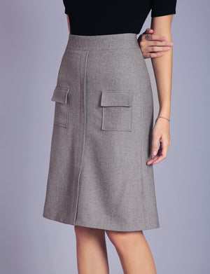 Victoria custom A-line skirt