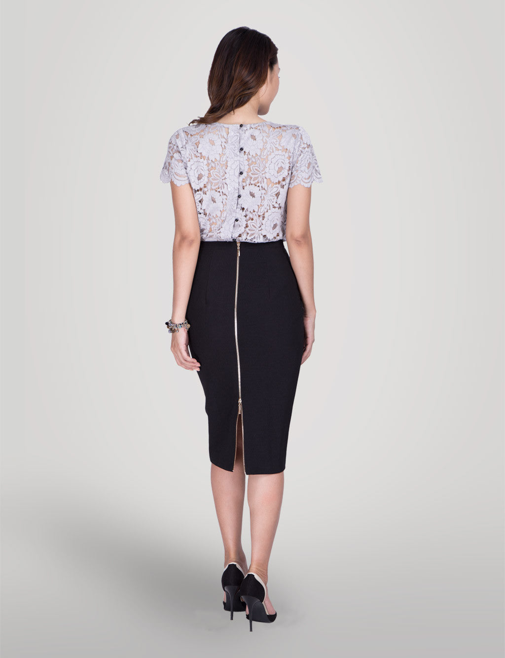 Stella custom pencil skirt custom made clothes midi tea length