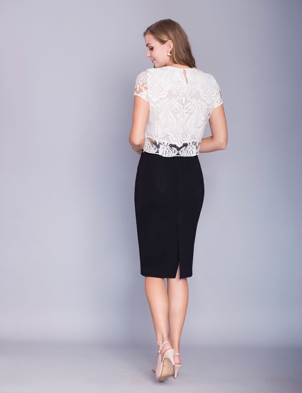 Pencil Skirt in Luxe Tailored | Rickis