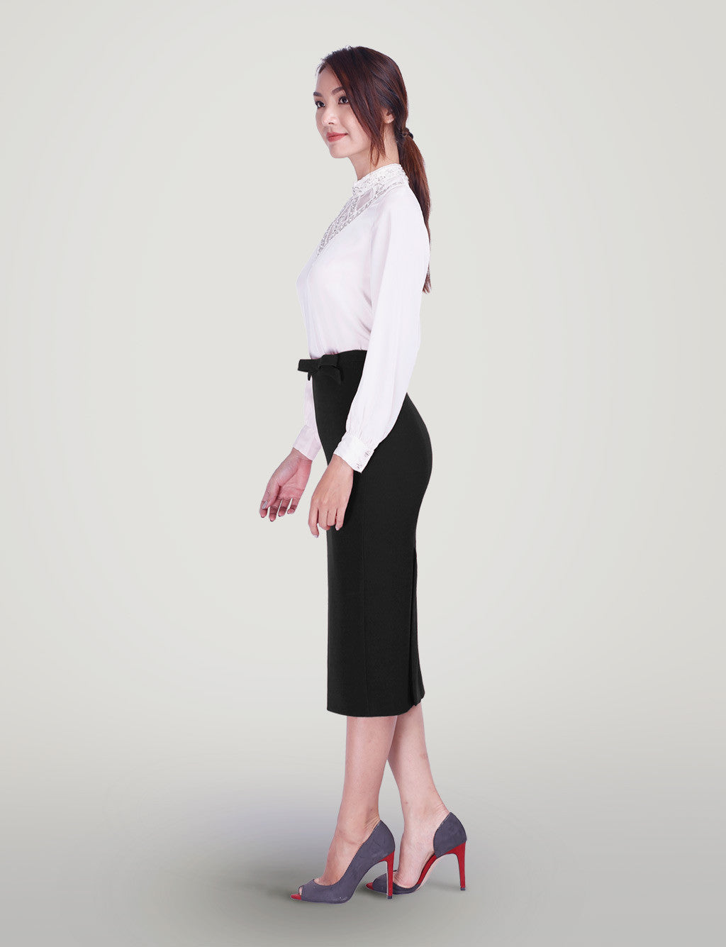 Jennifer custom pencil skirt- midi<!--black-->