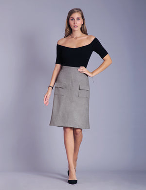 Victoria custom A-line skirt