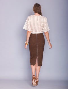 スカート CAFUL satin pencil skirt CAFUL satin pencil skirt