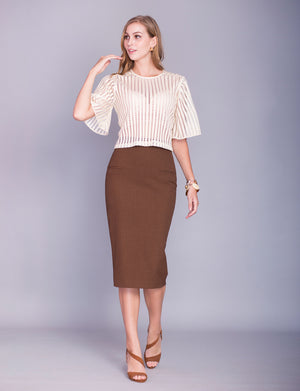 Stella custom pencil skirt